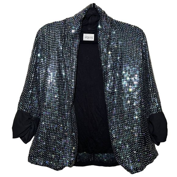 Armani Collezioni Sequin Jacket Size 10